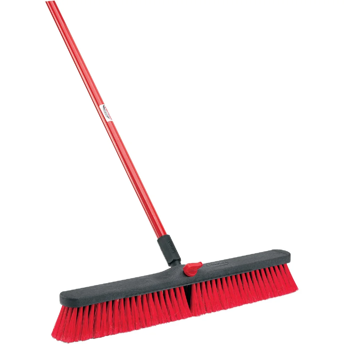 Flexible Libman 24 In. W. x 64 In. L. Steel Handle Multi-Surface Medium Sweep Push Broom Practical