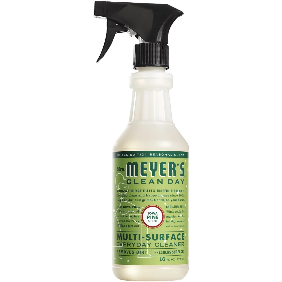 Fine Crafted Mrs Meyer's Clean Day 16 Oz. Iowa Pine Multi-Surface Cleaner Powerful