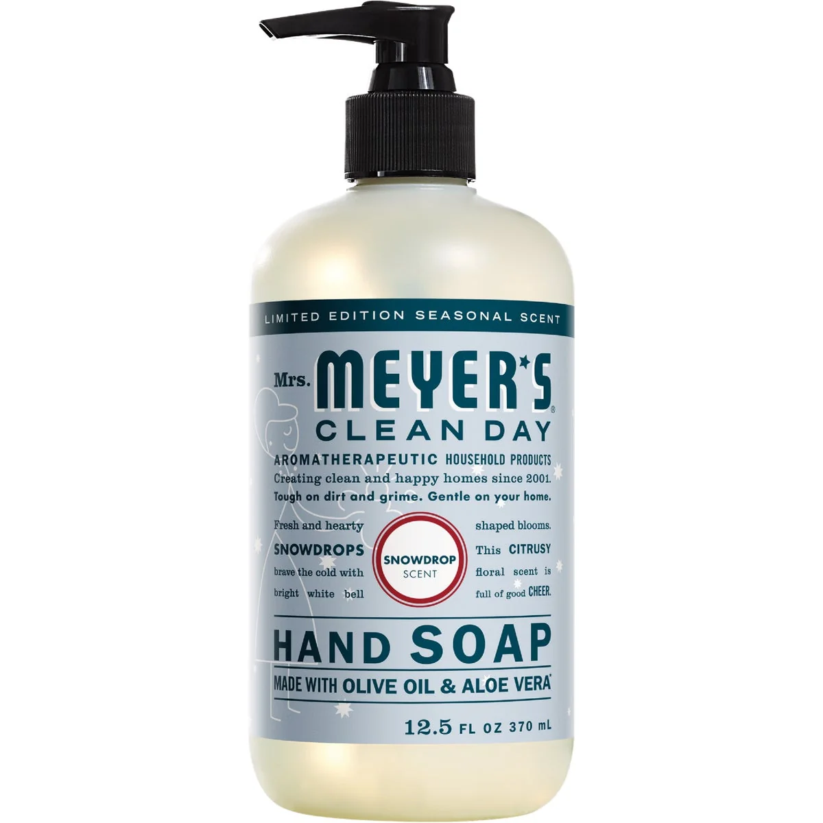 Prestigious Mrs. Meyer's Clean Day 12.5 Oz. Snow Drop Liquid Hand Soap Long-Lasting
