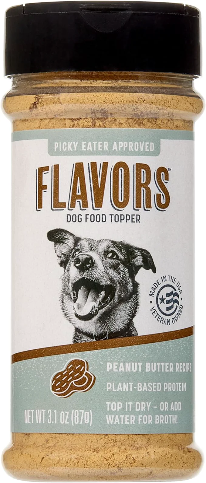 Reusable Flavors Food Topper for Dogs Peanut Butter Recipe 3.1-OunceAbout This Smart