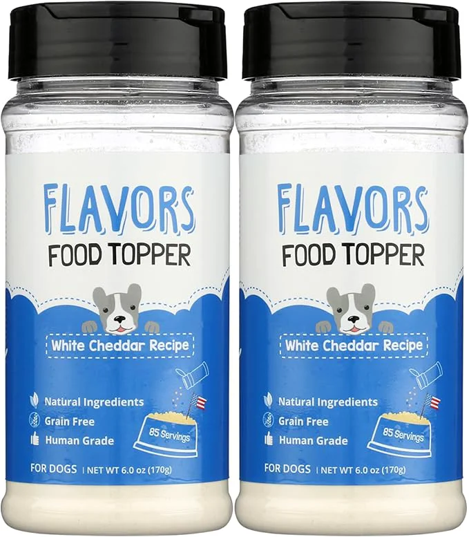 Pure Flavors Food Topper for Dogs White Cheddar Recipe 6-Ounce Pack of 2About ThisOverview Effective