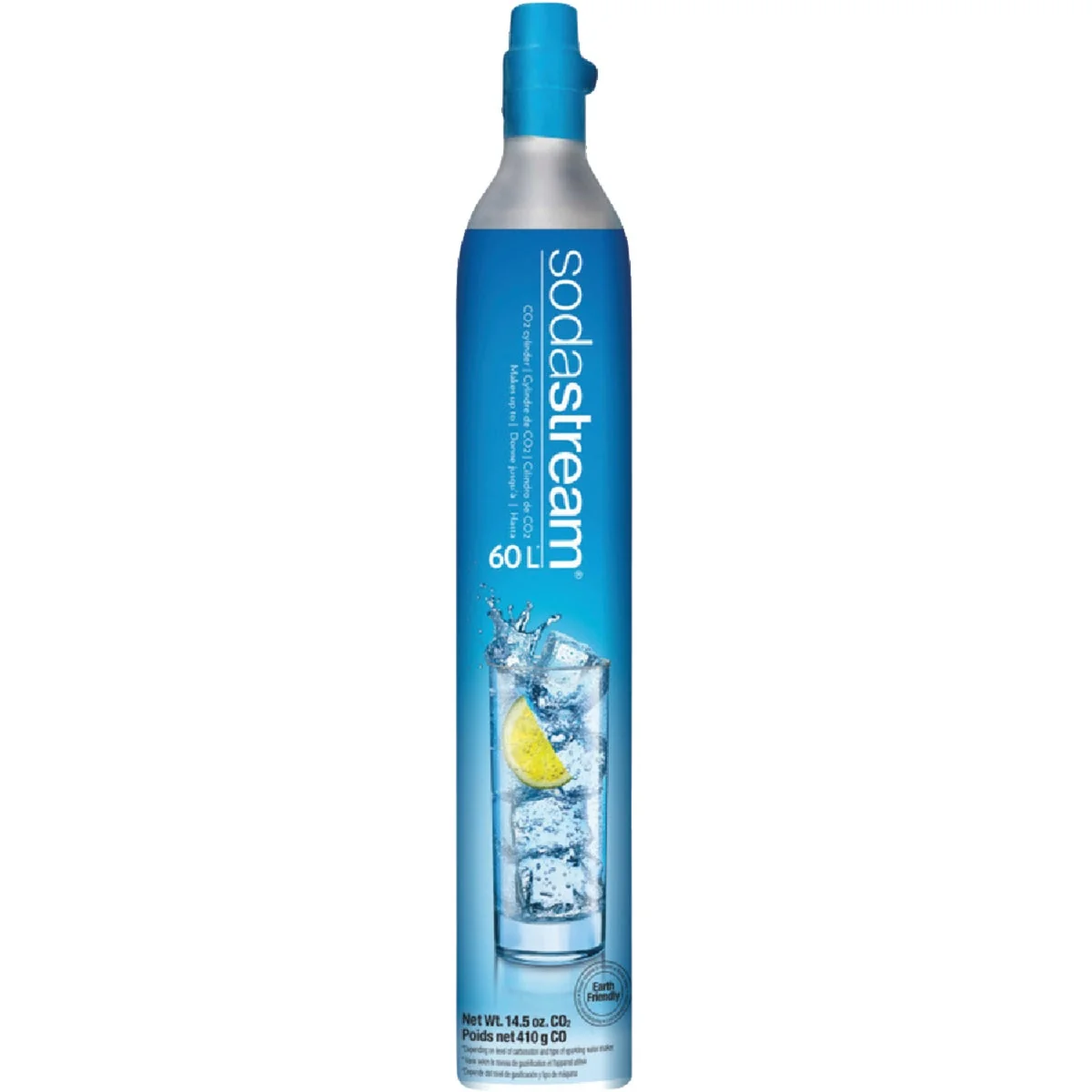 Top-Quality SodaStream Sparkling Beverage Maker 14.5 Oz. 60L CO2 Exchange Carbonator Cylinder Specialty