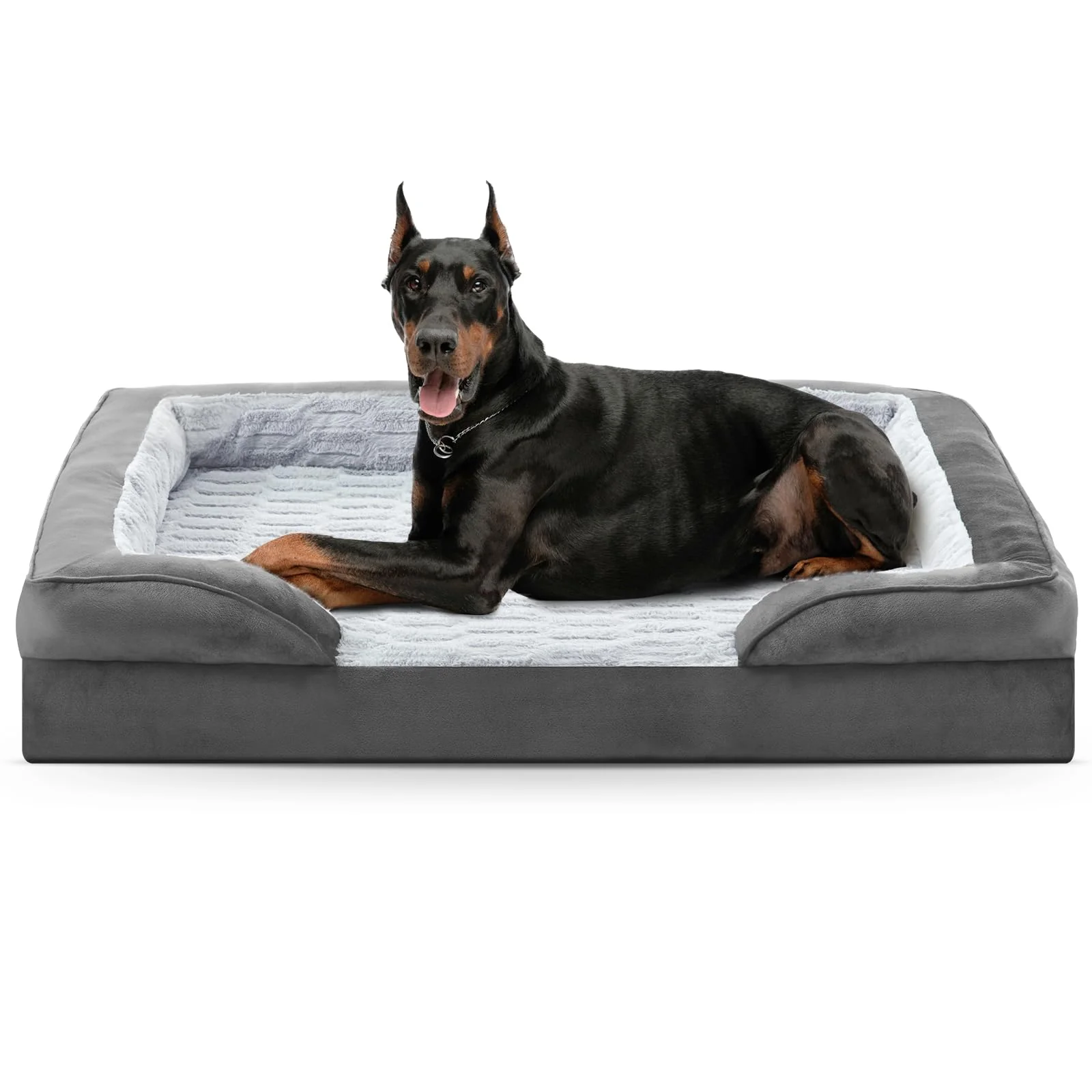 Superior FURTIME Orthopedic Dog Bed for Extra Large Dogs - XL Waterproof Jumbo Sofa Bed High-End