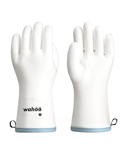 Genuine wahoo 12 Inch Liquid Silicone Oven Mitts Advanced