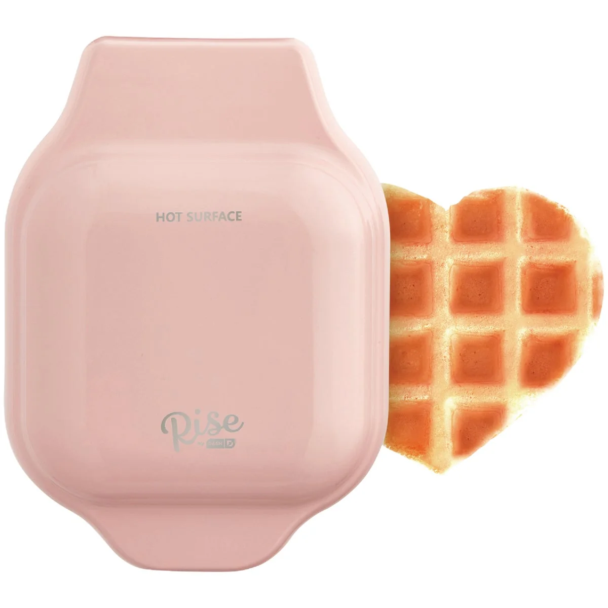 Top-Quality Rise By Dash 4 In. Heart Mini Waffle Maker Reusable