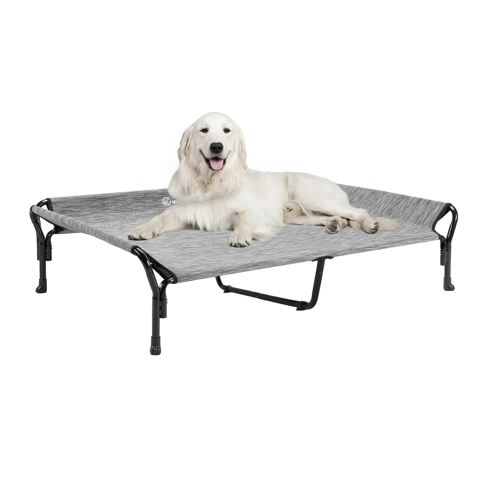 Premium Veehoo Cooling d Dog Bed XL – Guardrail Raised Pet Cot with Slope Headrest Teslin Mesh Crafted