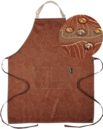 Selected Premium Adjustable Cooking Aprons for Women with Pockets Versatile