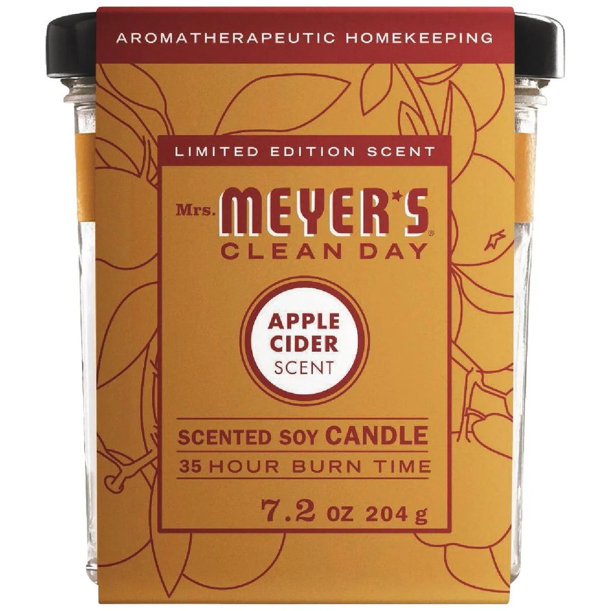 Durable Mrs. Meyer's Clean Day 7.2 Oz. Apple Cider Soy Candle Safe