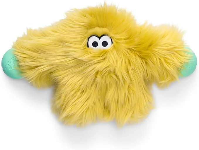Genuine WEST PAW Rowdies Helga Durable Plush Dog Toy with Reinforced Seams Chew Resistant HardyTex Fabric and Interactive Squeaker for Safe Indoor and Outdoor Playtime Bundle for Dogs - CitrusAbout This Versatile
