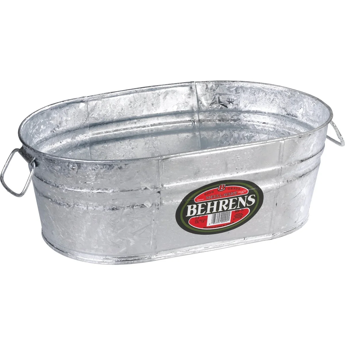 Unique Behrens 9 Qt. Oval Hot-Dipped Utility Tub Innovative