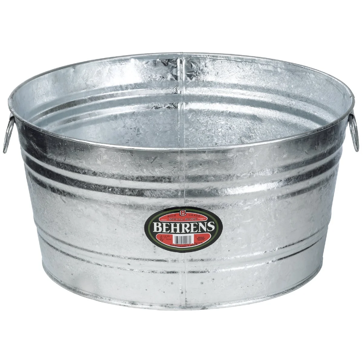 Superior Behrens 15 Gal. Round Hot-Dipped Utility Tub Effective