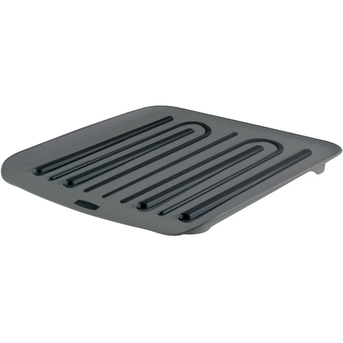 Durable Rubbermaid 14.38 In. x 15.38 In. Black Sloped Drainer Tray Organic