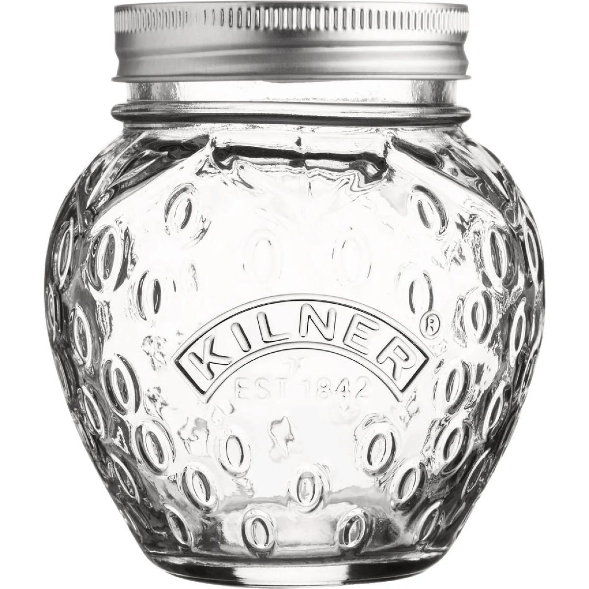 Authentic Kilner 13.5 Oz. Strawberry Shape Fruit Jar Traditional