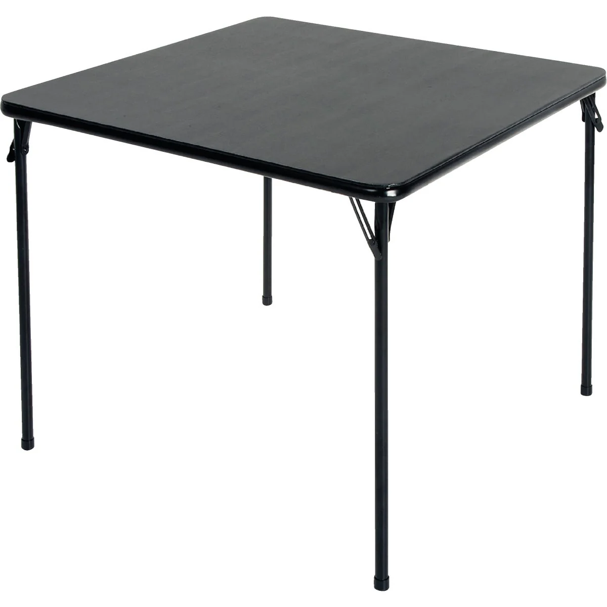 Outstanding COSCO 34 In. x 34 In. Folding Table Black Advanced