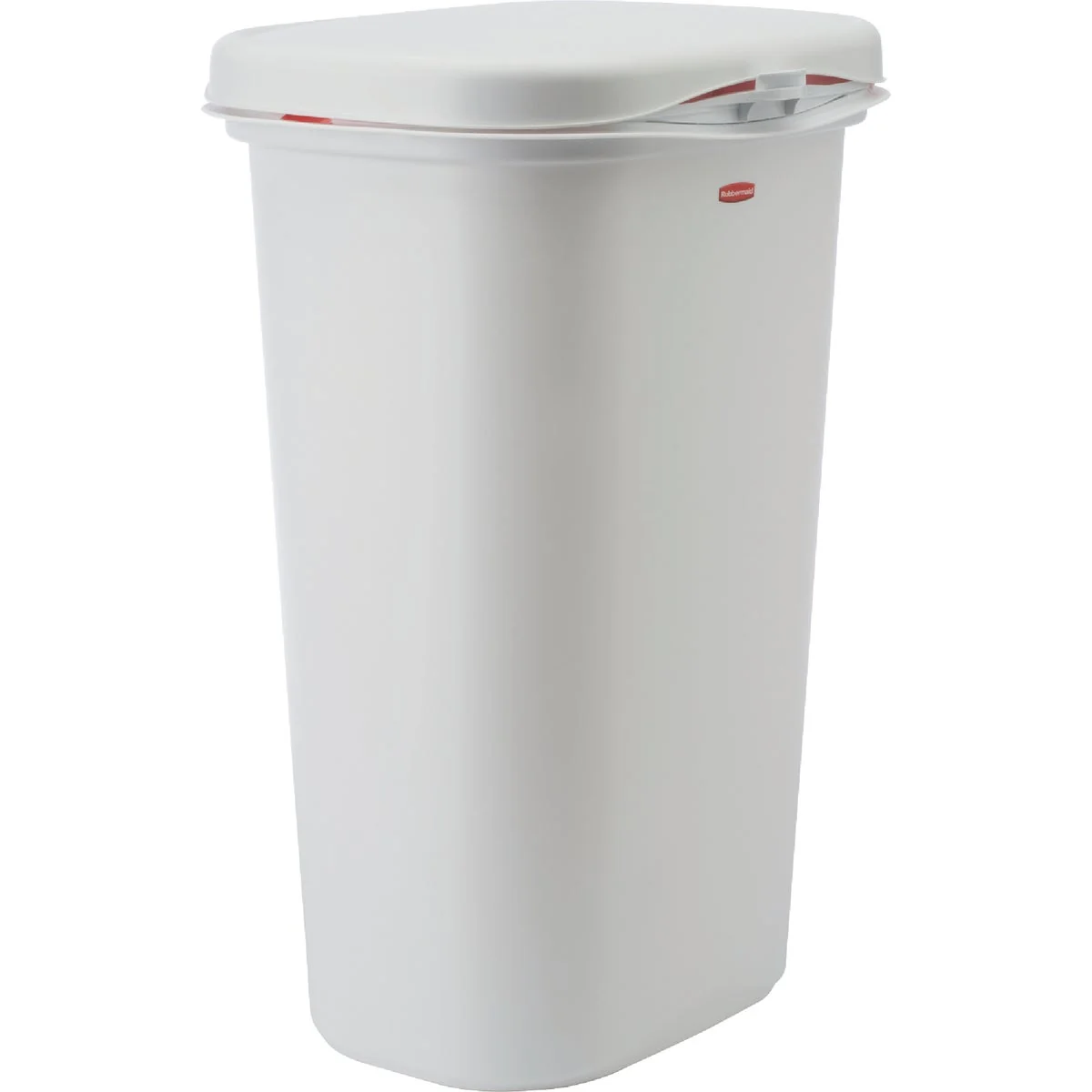 Specialty Rubbermaid 52 Qt. White Wastebasket with Lid Professional