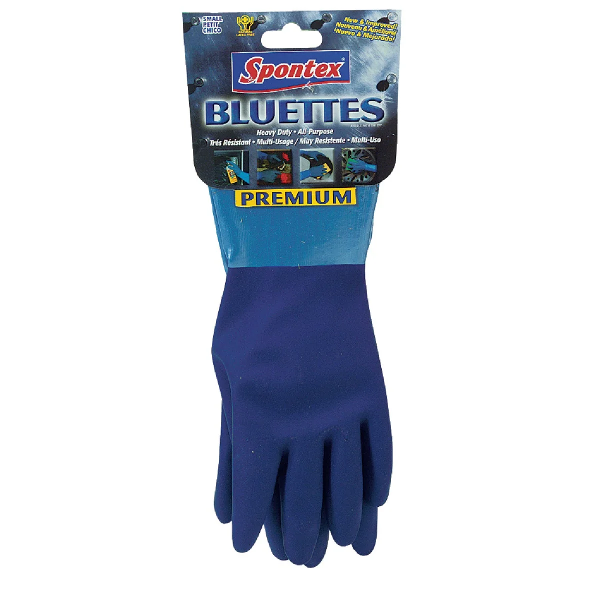 Fashionable Spontex Bluettes Small Neoprene Rubber Glove Smart