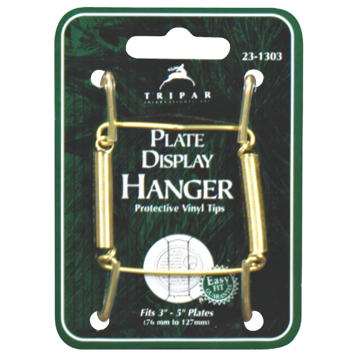 Specialty Tripar 3 In. to 5 In. Brass Wire Plate Hanger Unique