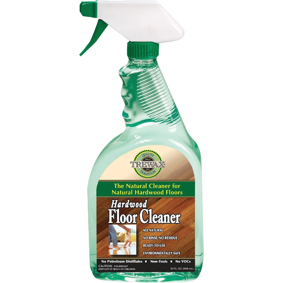 Luxury TreWax 32 Oz. All Natural Hardwood Floor Cleaner High-Grade