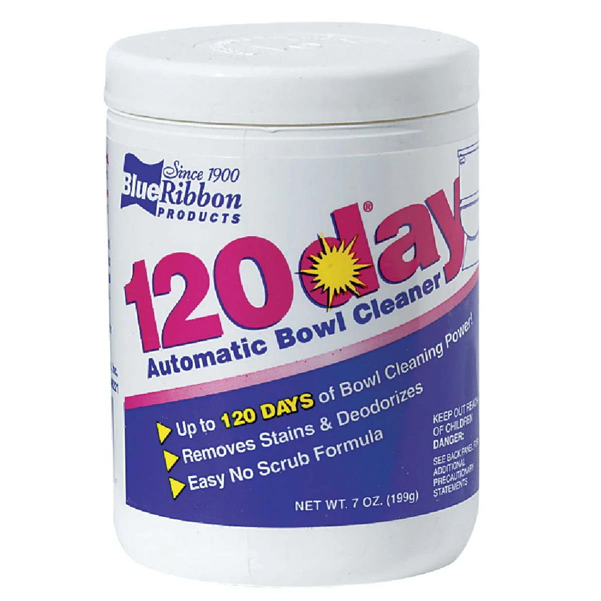 Lightweight 120 Day 7 Oz. Automatic Bowl Cleaner Recyclable