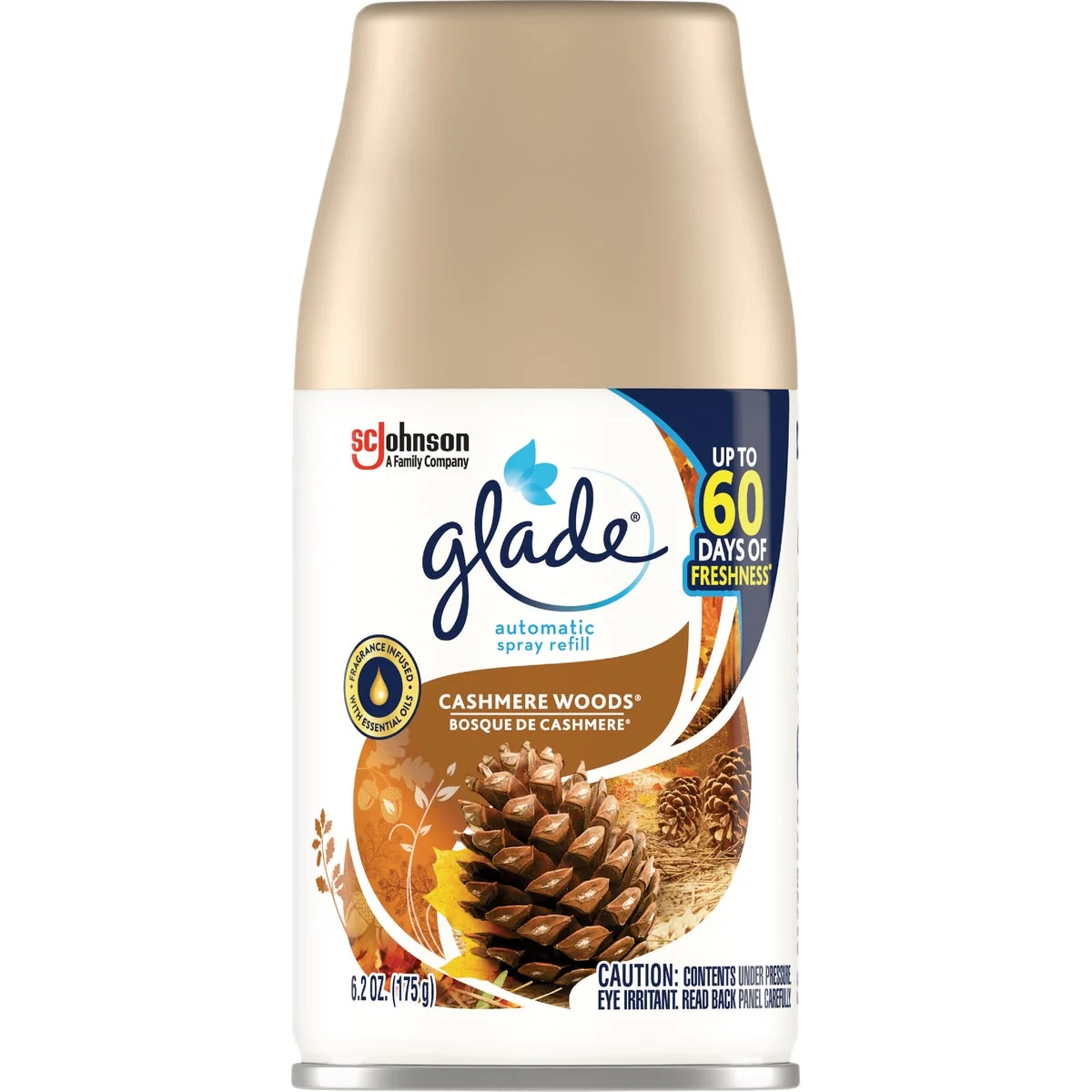 High-Quality Glade 6.2 Oz. Cashmere Woods Automatic Spray Refill Functional
