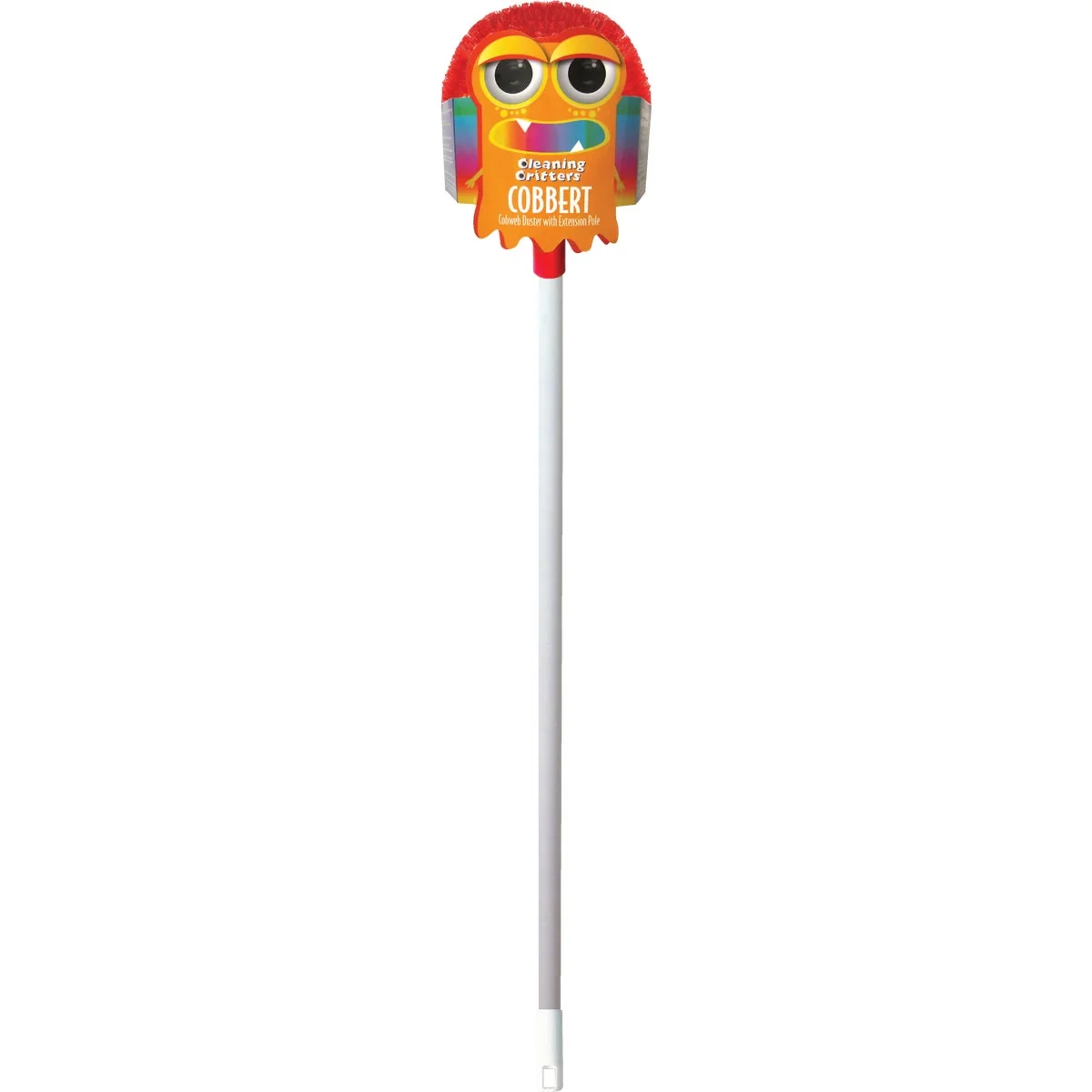 Smooth Cobbert Cleaning Critters Cobweb Duster w Extension Pole Selected