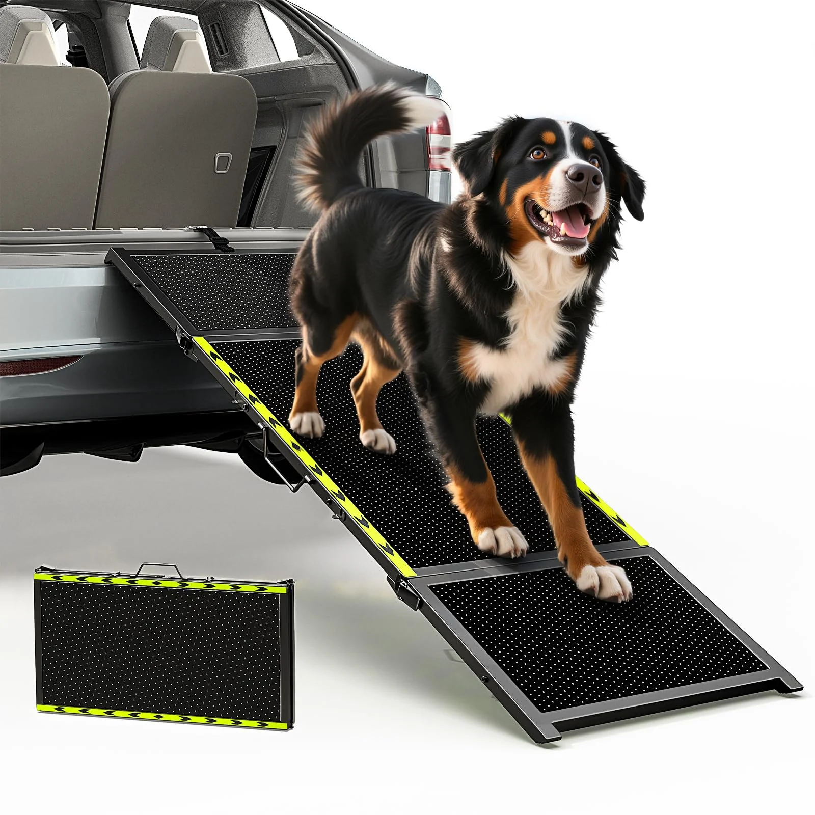 Recyclable Pawaboo 67'' Dog Ramp for Car – Extra-WWide Non-Slip 250 lb Capacity Trusted
