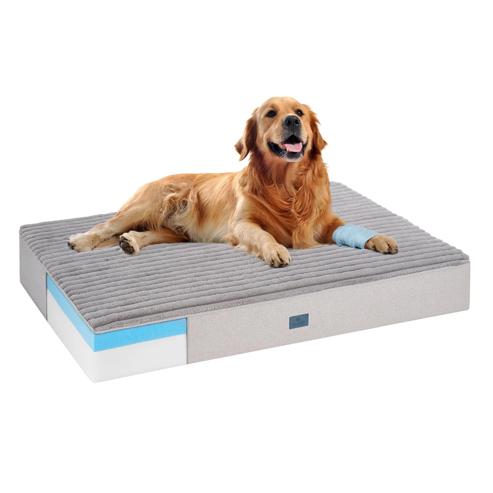 Elegant Veehoo Orthopedic Memory Foam Dog Bed — XL 48x30x7 Waterproof Washable Cover Original