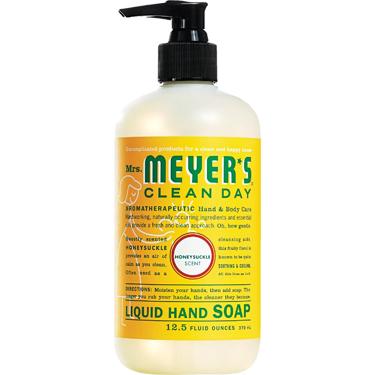 Minimalist Mrs. Meyer's Clean Day 12.5 Oz. Honeysuckle Liquid Hand Soap Recyclable