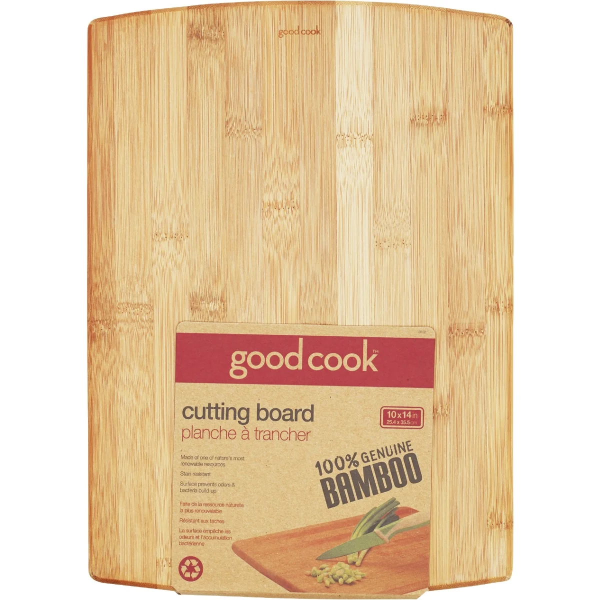 Innovative Goodcook 10 In. x 14 In. Bamboo Cutting Board Powerful