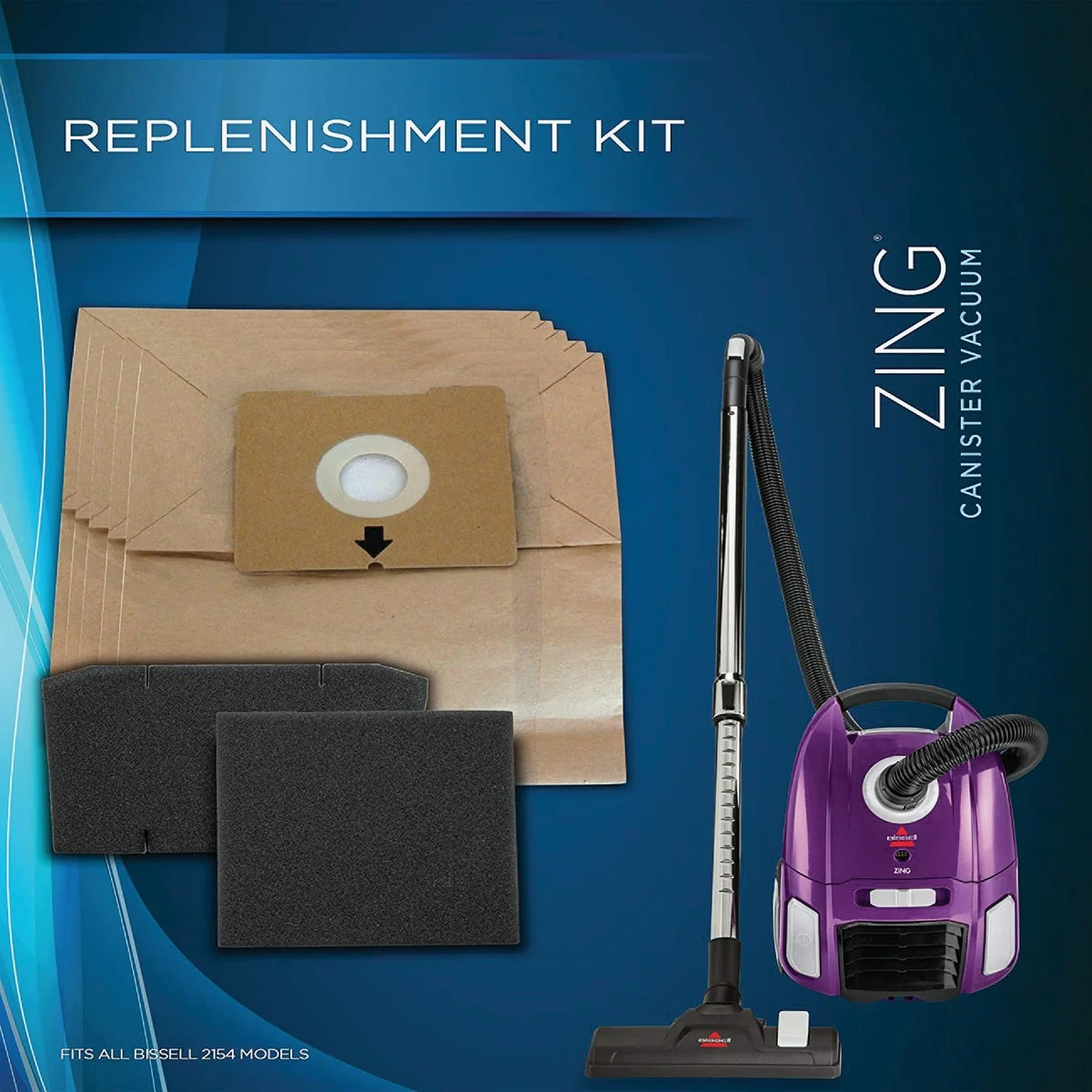 Responsible Bissell Vacuum Accessory Kit for Zing Bagged Canister Vac 7 Piece Optimized