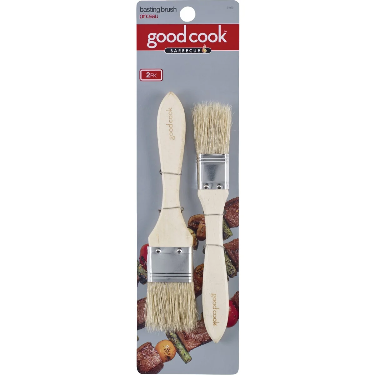 Reusable Goodcook Pastry Basting Brush 2-Piece Minimalist