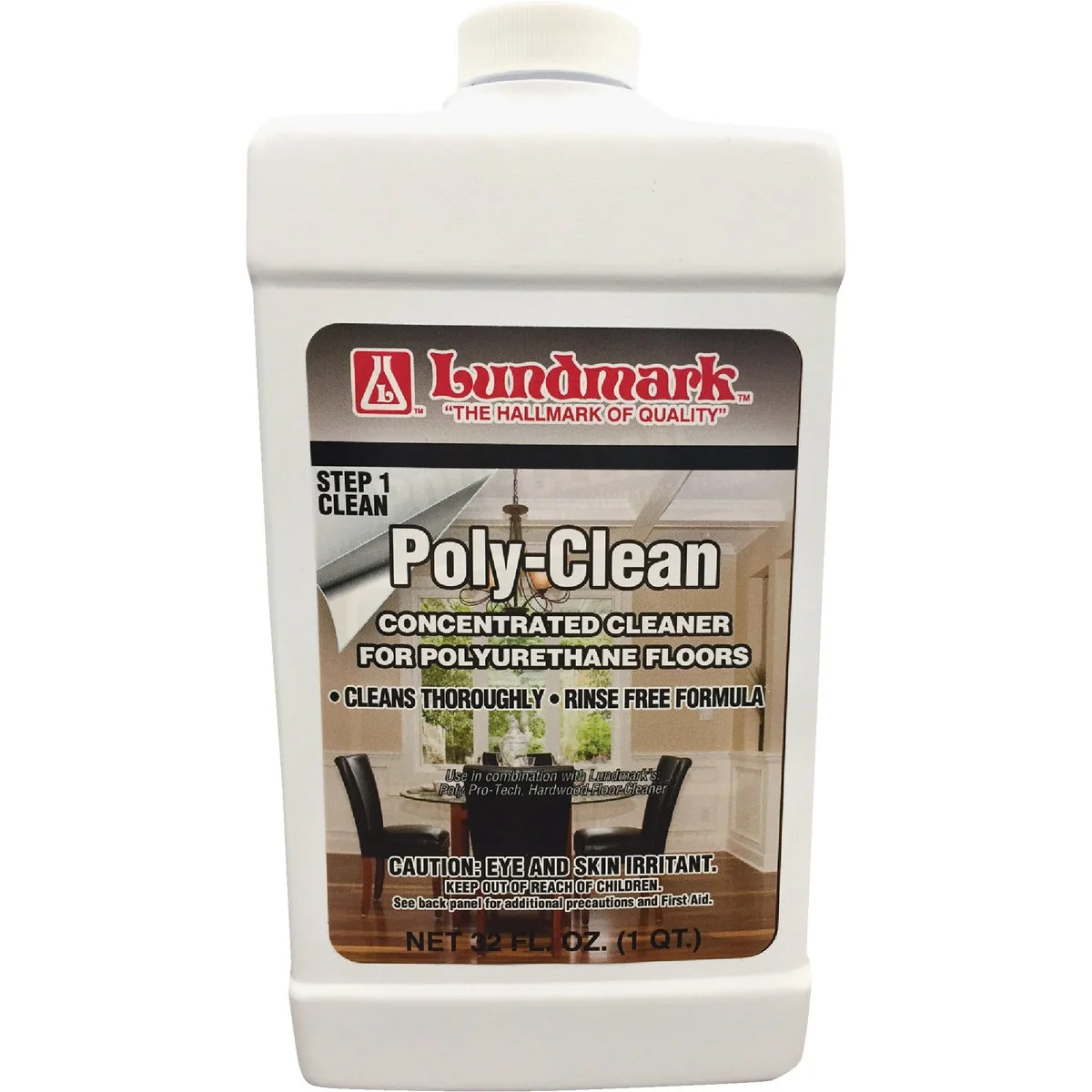 Innovative Lundmark 32 Oz. Poly-Clean Floor Cleaner Reusable