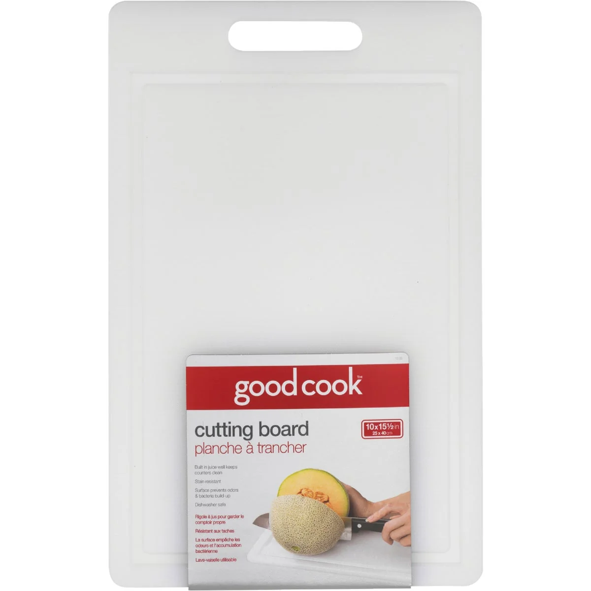Genuine GoodCook 10 In. x 15.5 In. Poly Cutting Board Certified