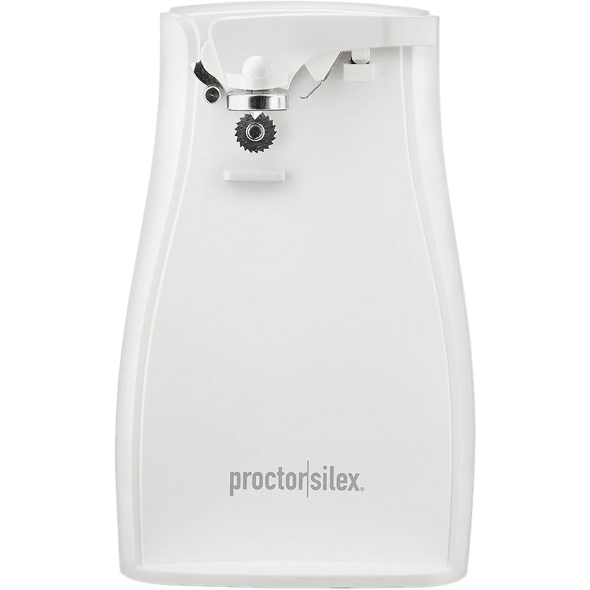 Professional Proctor Silex Power Opener White Electric Can Opener Smooth