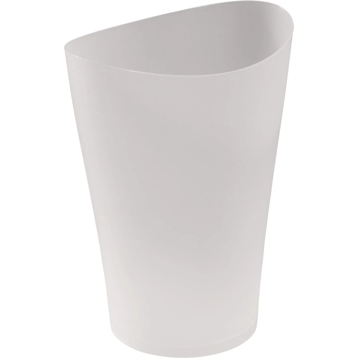 Smooth Rubbermaid Spa Works 9 Qt. Clear Vanity Wastebasket Original Design