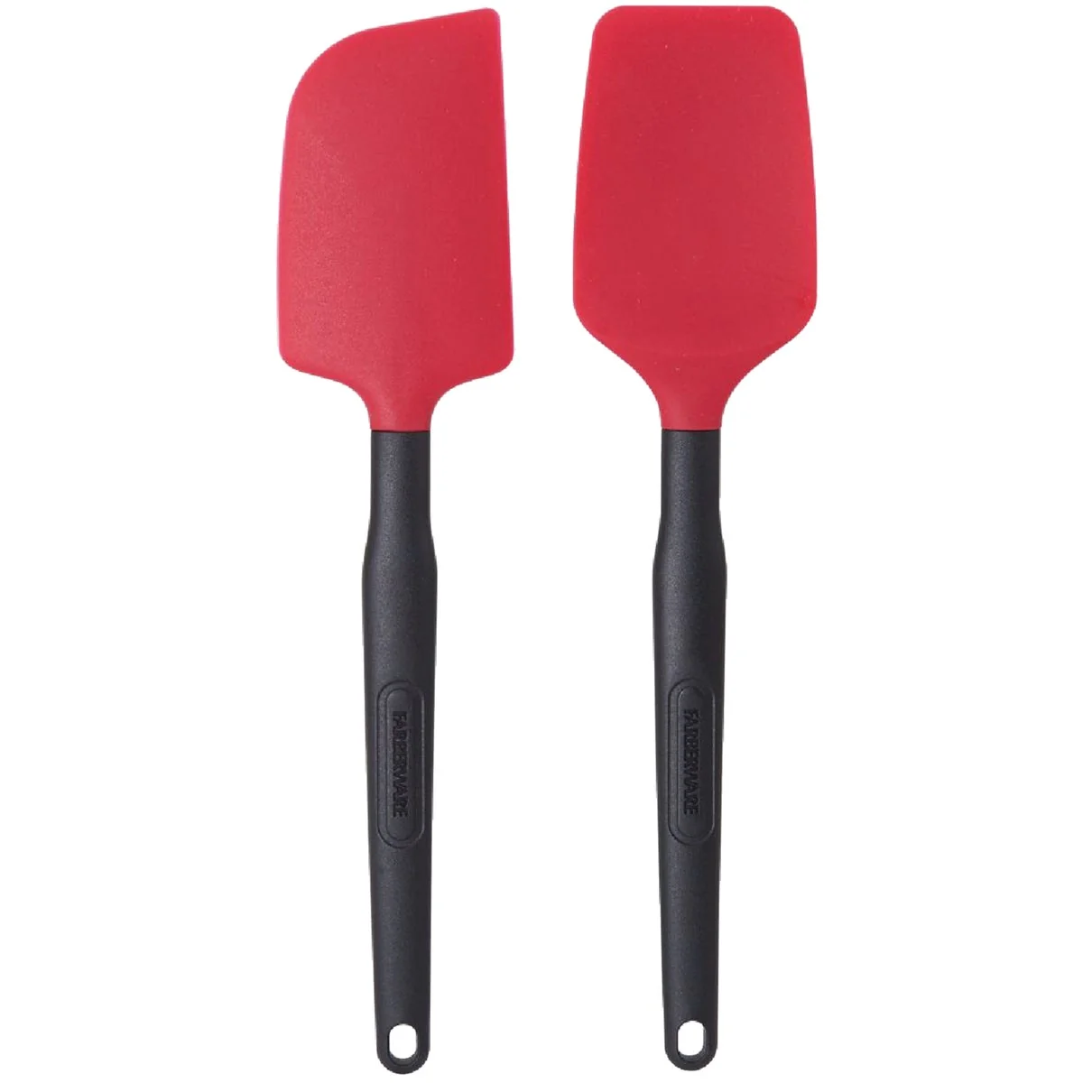 Top-Quality Farberware Classic Red Spoon Scraper Spatula Set 2-Piece Superior