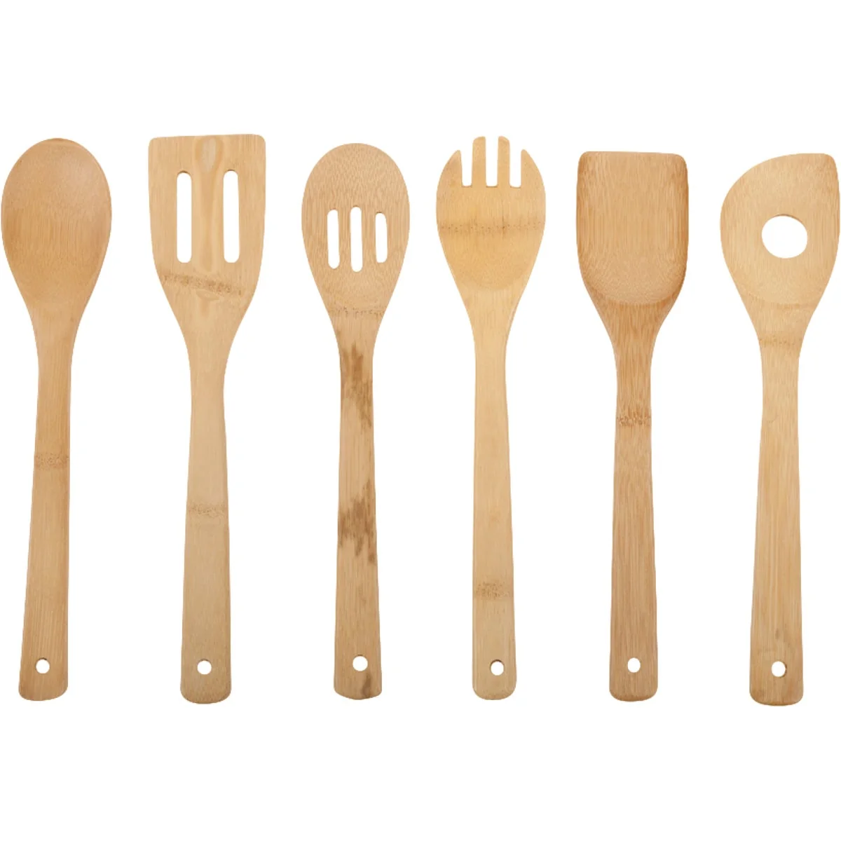 Powerful Core Kitchen Bamboo Cooking Utensil Set 6-Piece Smart