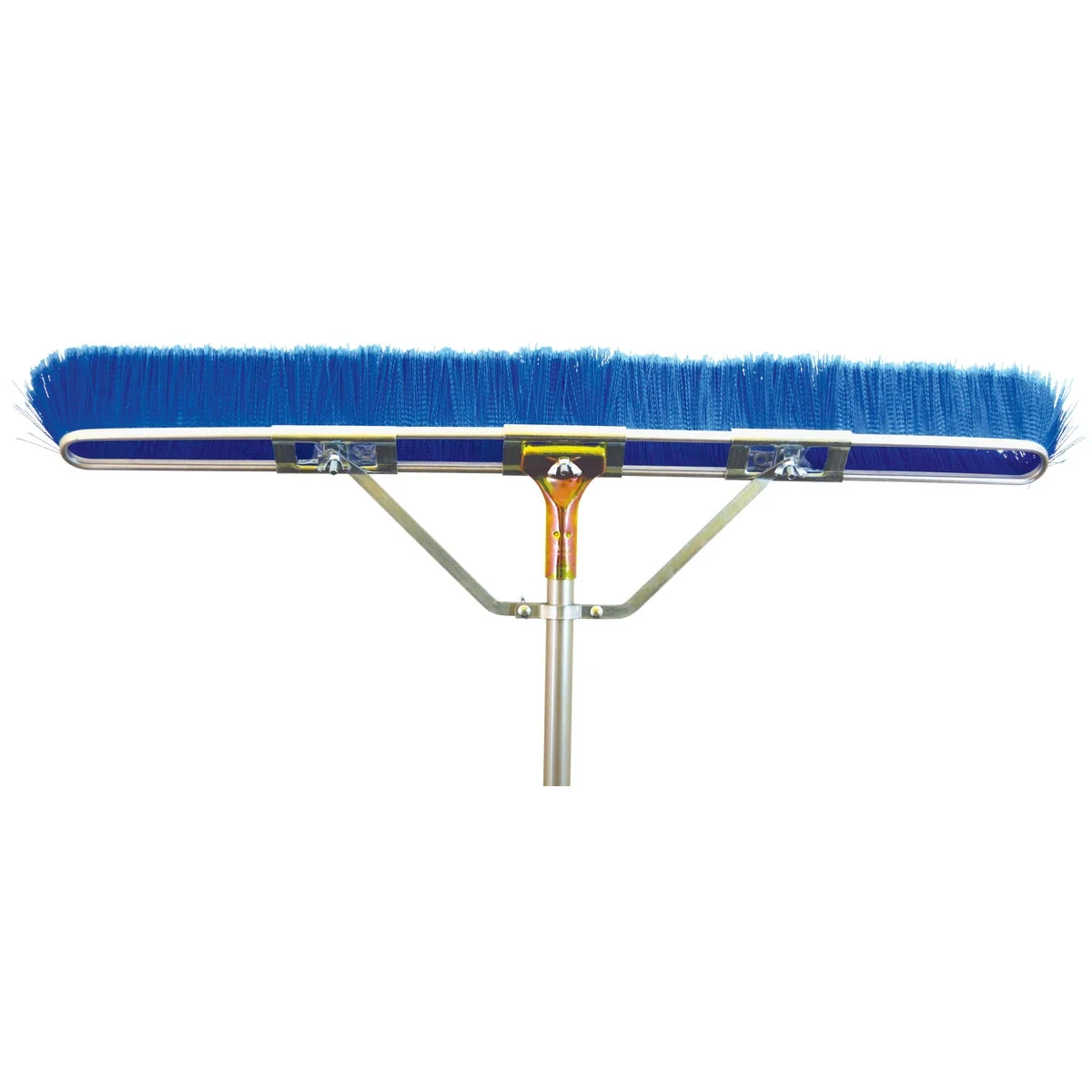 Original Design Bruske 29 In. W. x 65 In. L. Steel Handle Fine Sweep Push Broom Advanced