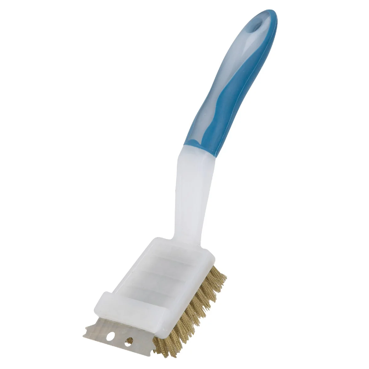 Quality 11.4 In. Crimped Brass Bristles Barbeque Grill Cleaning Brush Expertly Made