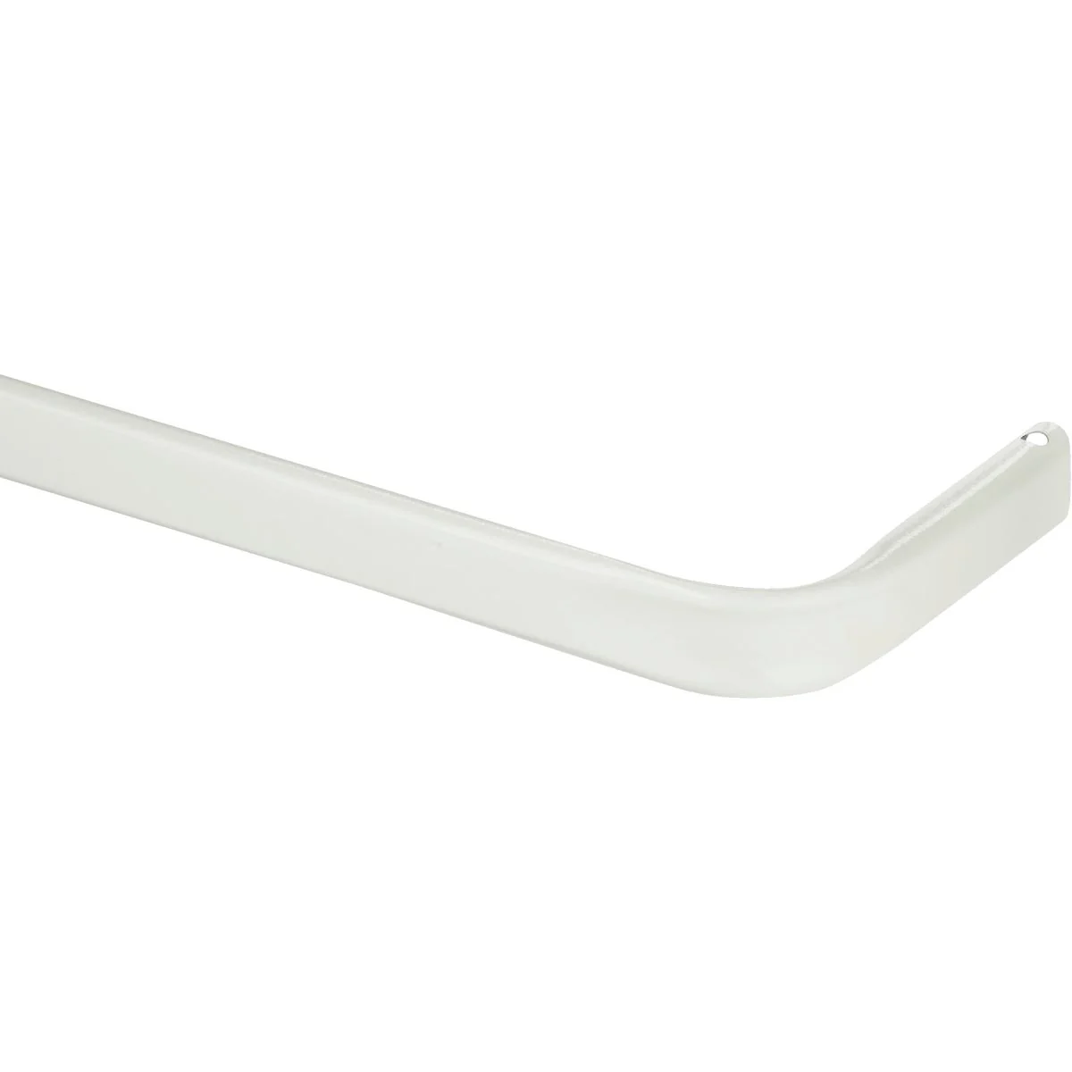 High-Grade Kenney 28 In. To 48 In. 1 In. Single White Curtain Rod Consistent