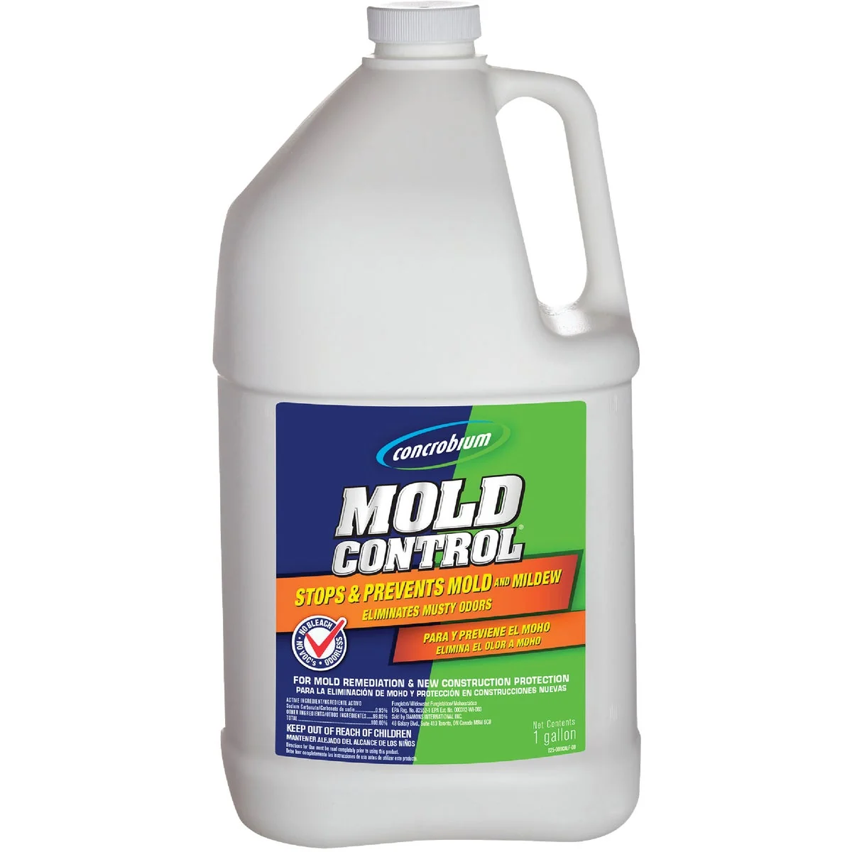Recyclable Concrobium Mold Control 1 Gal. Stops Prevents Mold Mildew Inhibitor - California Consistent