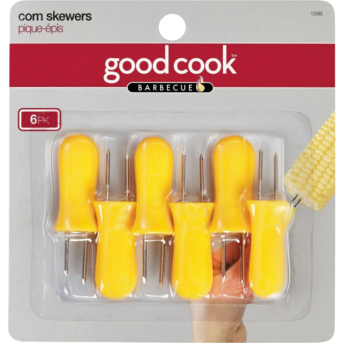 Crafted Goodcook Jumbo Corn Skewer 6-Count Fine