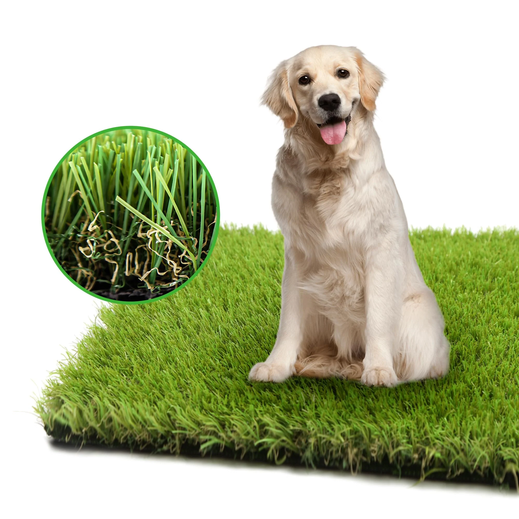 Fashionable LGR SHINE Artificial Grass Turf for Dogs — 6.5 ft x 10 ft 1.38 inch -Look Puppy Potty Pad Innovative
