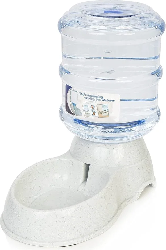 Optimized ZONETECH Pet Water Dispenser- Premium Quality Durable Self-Dispensing Gravity 3.7 Liters Capacity Suitable for Medium and Large-Sized Cats and DogsAbout ThisOverview Sustainable