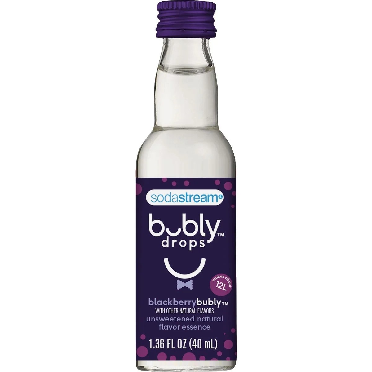 Carefully Designed Sodastream Bubly 1.36 Oz. Blackberry Drops Recyclable