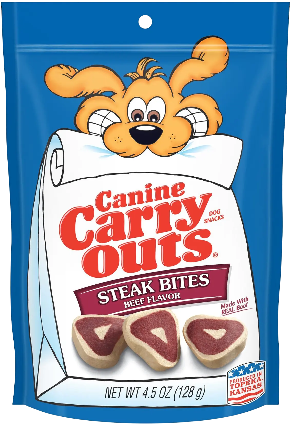 High-Grade Canine Carry Outs Dog Treats Steak Bites Beef Flavor 4.5-oz High-Performance