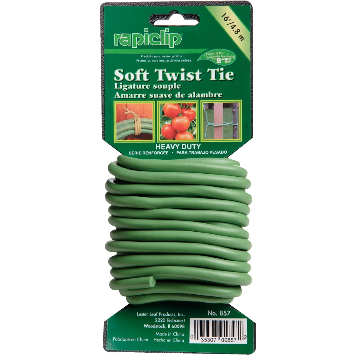 Top-Quality Rapiclip 16 Ft. Green Heavy-Duty Soft Wire Twist Ties Enhanced