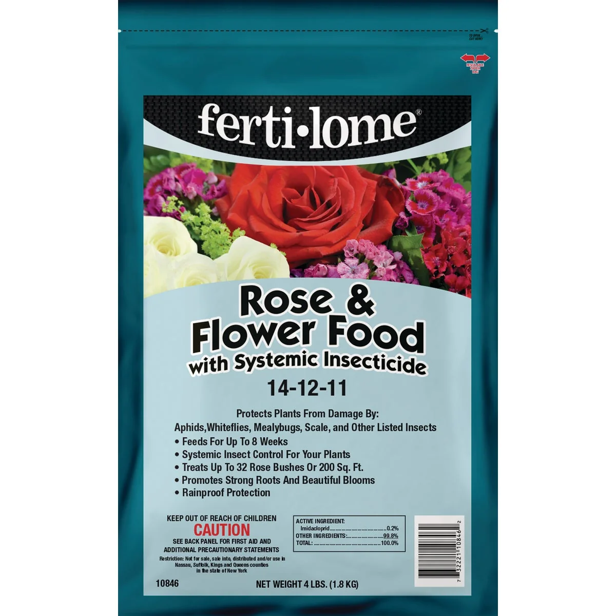 Contemporary Ferti-lome 4 Lb. 14-12-11 Rose Flower Dry Plant Food Outstanding