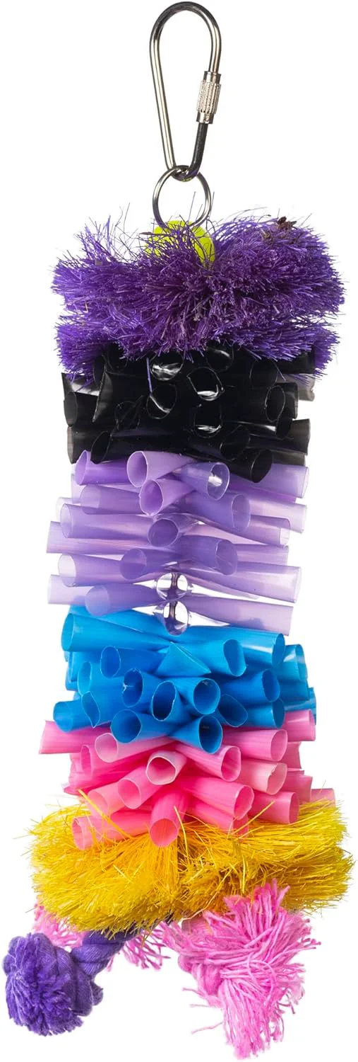 Selected Prevue Pet Products Preen Pacify Calypso Creations Straw Stacker Bird Toy 62634 Next-Generation