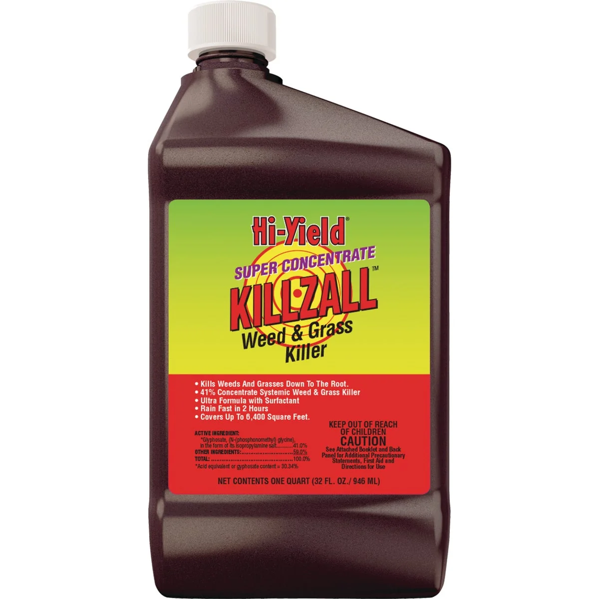 Sophisticated Hi-Yield Killzall 32 Oz. Concentrate Weed Grass Killer Professional